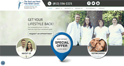 Desktop Screenshot of bloomingtonchiropractor.com