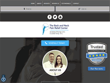 Tablet Screenshot of bloomingtonchiropractor.com